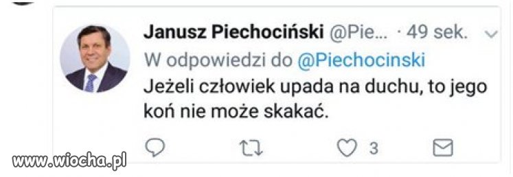 Kiedy polityk wypada na boczny tor...