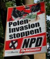 Plakat wyborczy Udo Voigt obrońcy PISu 