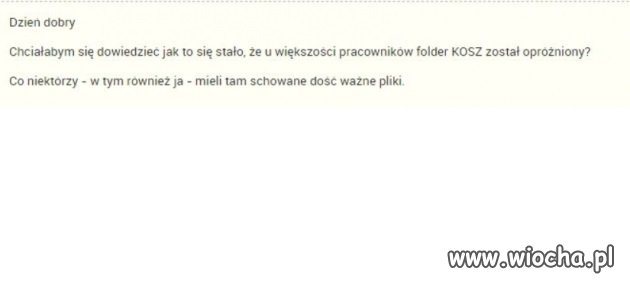 Idealne miejsce na schowanie dość ważnych plików 