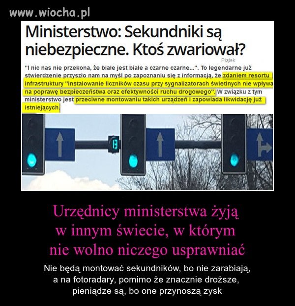 Jestem za wprowadzeniem liczników czasu