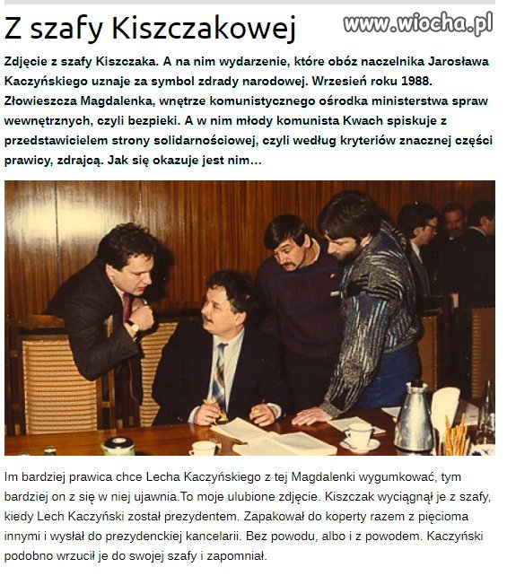 Z szafy Kiszczakowej