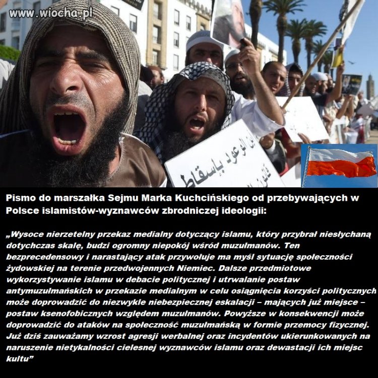 Islamiści skarżą się,że są źle traktowani w Polsce