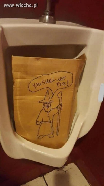 Pisuar nieczynny