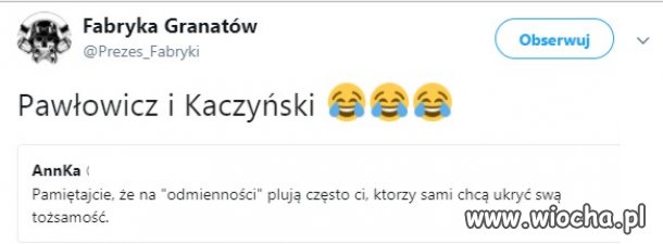 Ocena surowa, ale trafna.