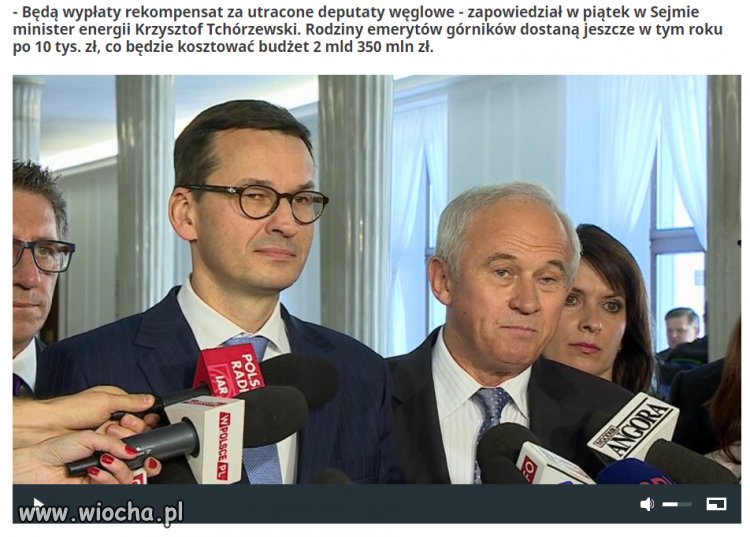 Rządowy ukłon w stronę emerytów górniczych