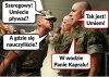Szeregowy potrafi pływać...