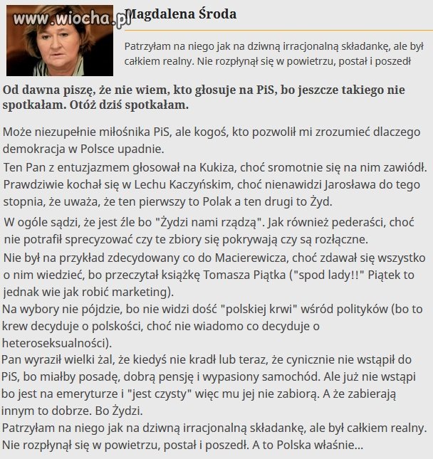 Kto głosuje na PiS?
