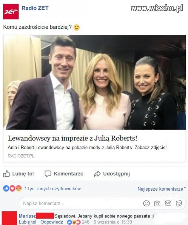 Zazdrość.