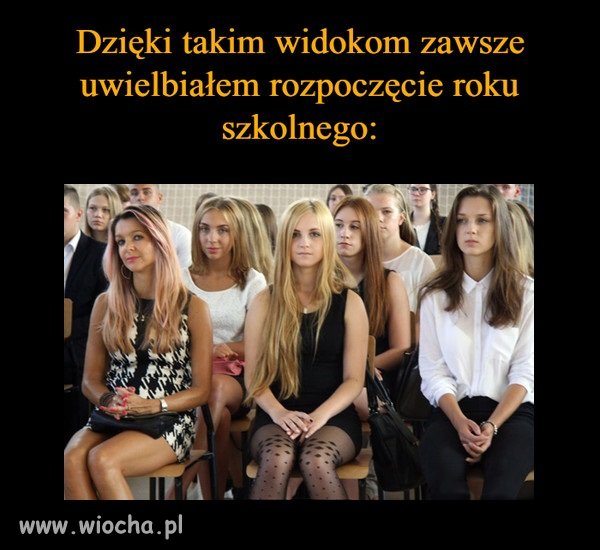 Pierwszy dzień szkoły i wszystkie oczy