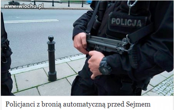 Rząd wysyła uzbrojonych policjantów przeciwko suwerenowi