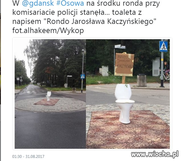 Jak przejeżdzała delegacja rządowa