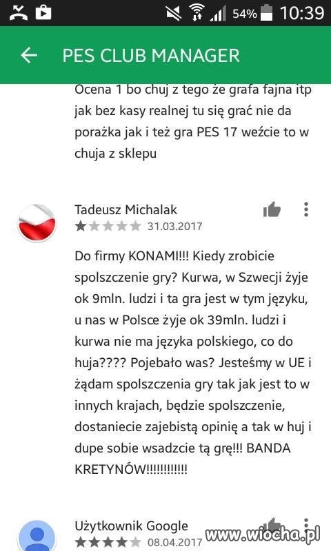 Jak to nie ma języka polskiego?