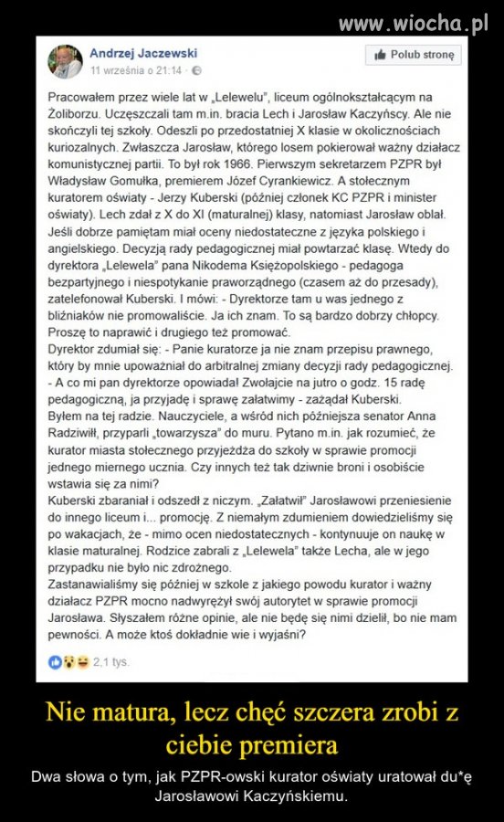 Jest robota dla IPN. Czas już sprawdzić ...
