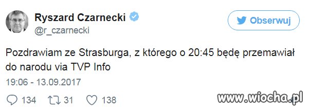Orędzie Czarneckiego do narodu