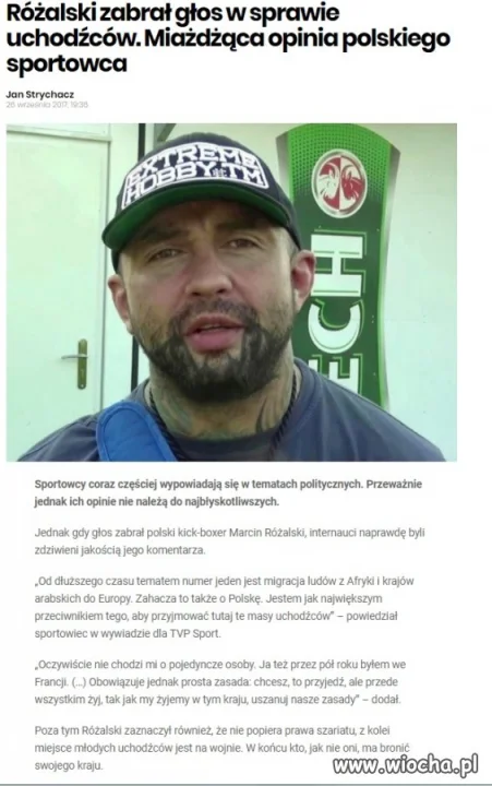 Szacun dla Różala za racjonalny komentarz