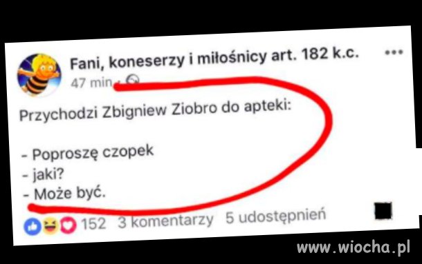 Poproszę czopek