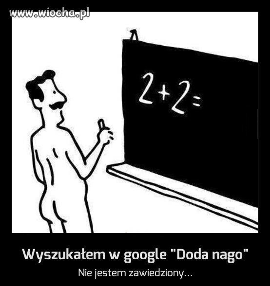 Wyszukałem w google Doda nago