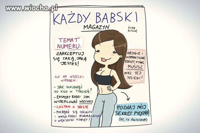 Oto dlaczego pisma dla kobiet sa takie same