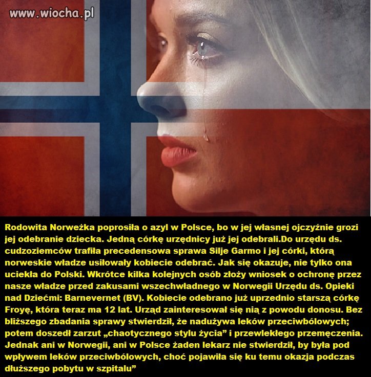 Norweżka uciekła z bogatej i postępowej Norwegii