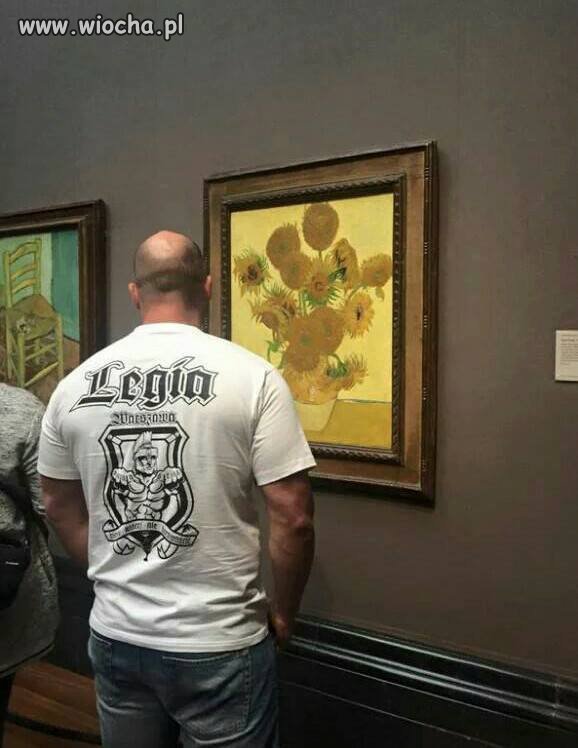 A po ustawkach chodziliśmy oglądać słoneczniki Van Gogha