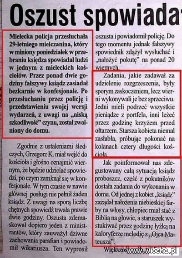 Poszła baba do spowiedzi