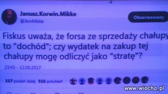 Korwin o fiskusie