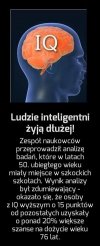Ludzie inteligentni żyją dłużej! 