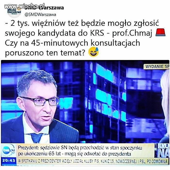 Więźniowie sobie sędzie wybiorą hahaha