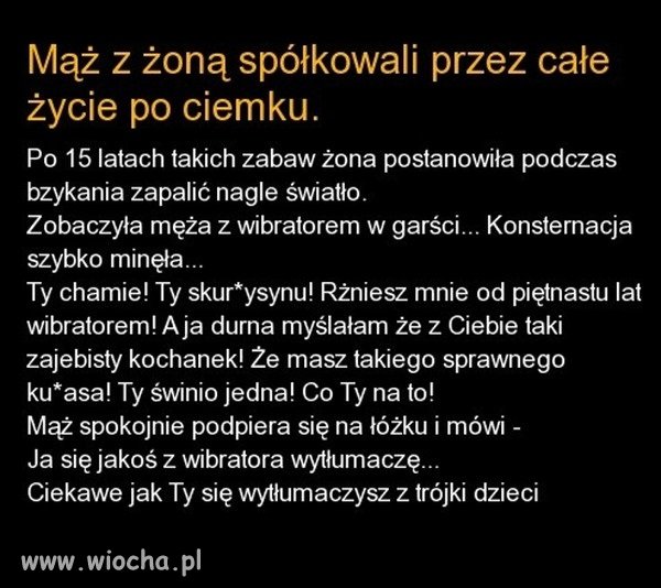 Może jednak lepiej bawić się przy śwetle