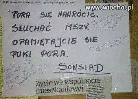 Takie tam ogłoszenie