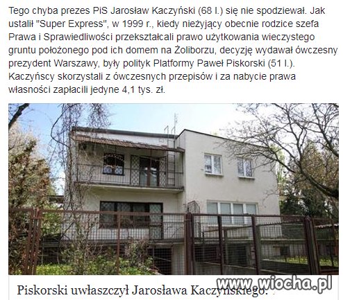 Tak jak chcą zabrać dom po Jaruzelskim