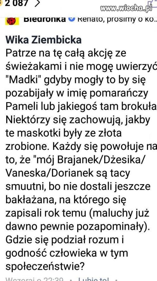 Biedronka i świeżaki