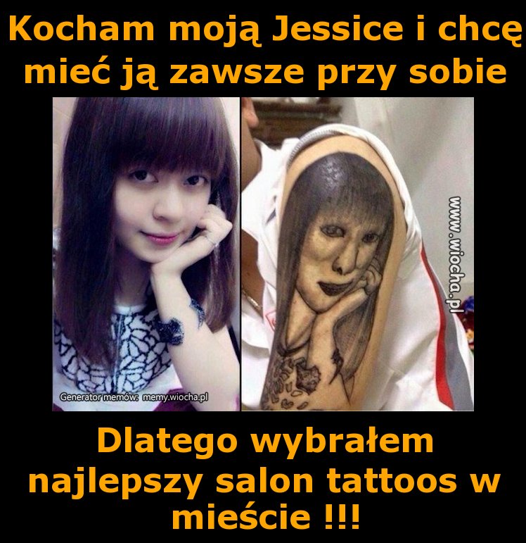 Kocham moją Jessice i chcę mieć ją zawsze przy