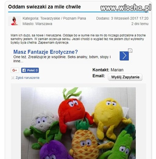 Oddam świeżaki
