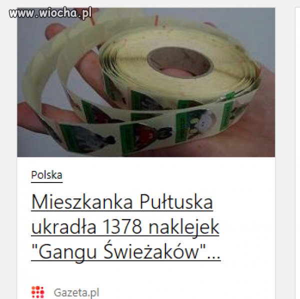 Skok na miarę Gangu Olsena. 