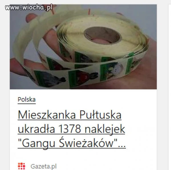 Skok na miarę Gangu Olsena. 