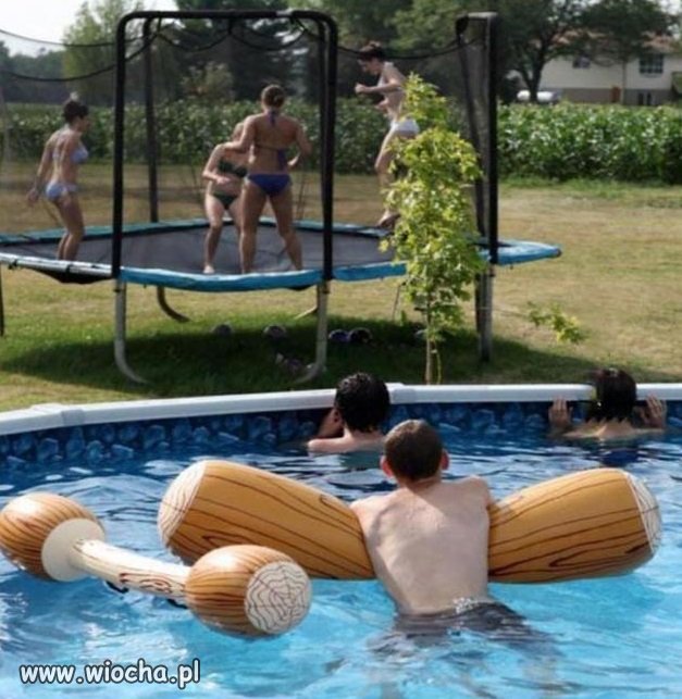 Kiedy na trampolinie