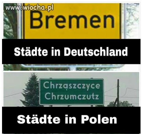 Denerwuje mnie to niemieckie  nazewnictwo