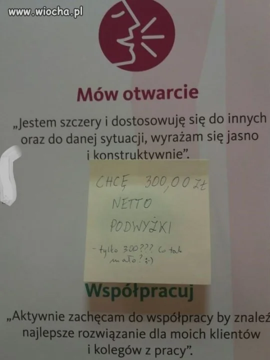 W naszej firmie liczy się szczerość !