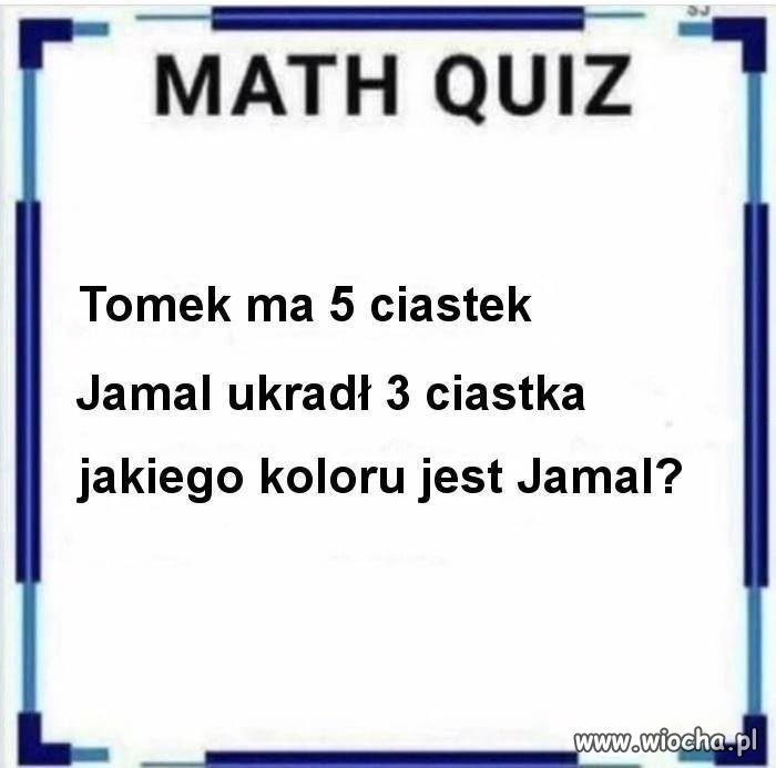 Nie jestem pewien, czy to matma, czy WOS