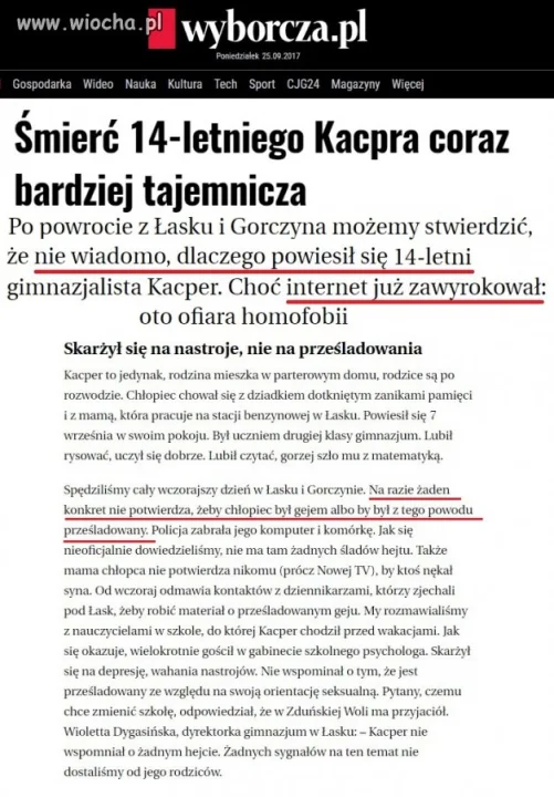 Żerowanie na tragedii, 
