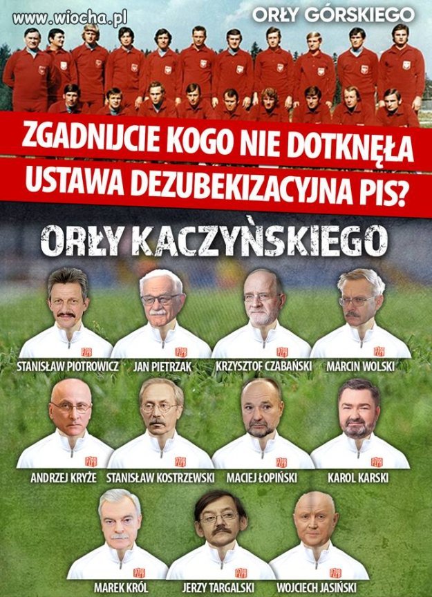 Ważne  żeby pod przykrywką ochronić swoich