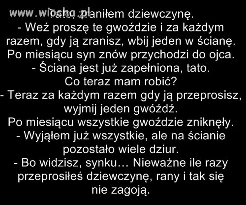 Życie bywa okrutne drogie panie 