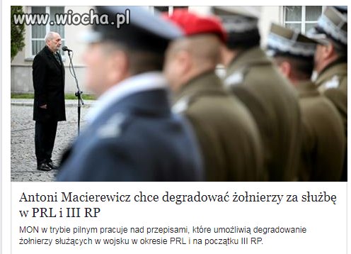 To mnie też zdegradują 92-4z sierżanta specjalność