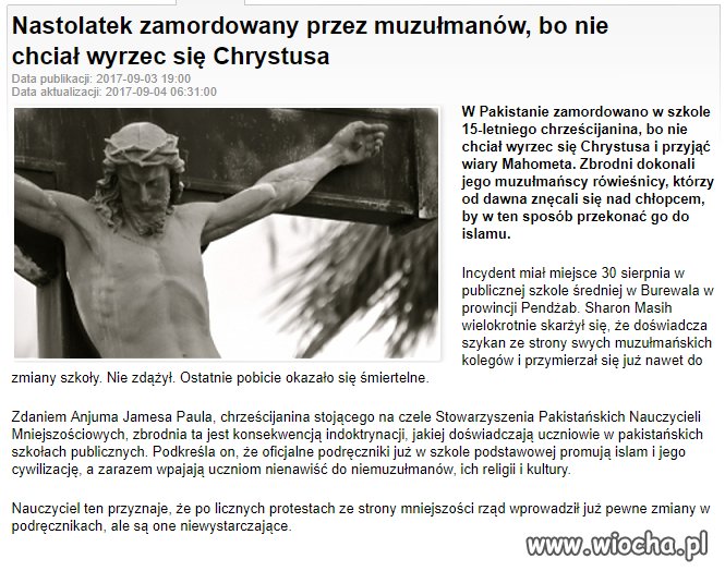 Przecież oni są tacy "cywilizowani"