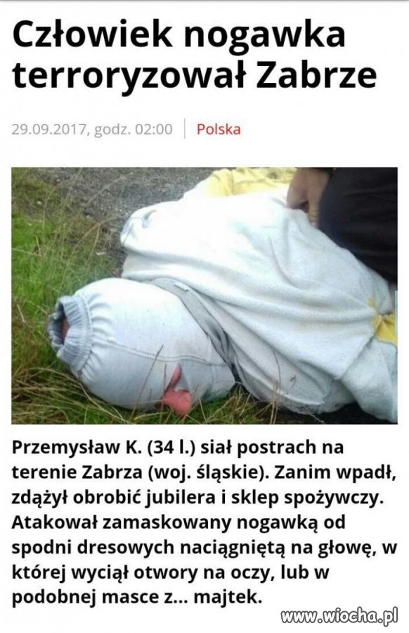 Człowiek nogawka