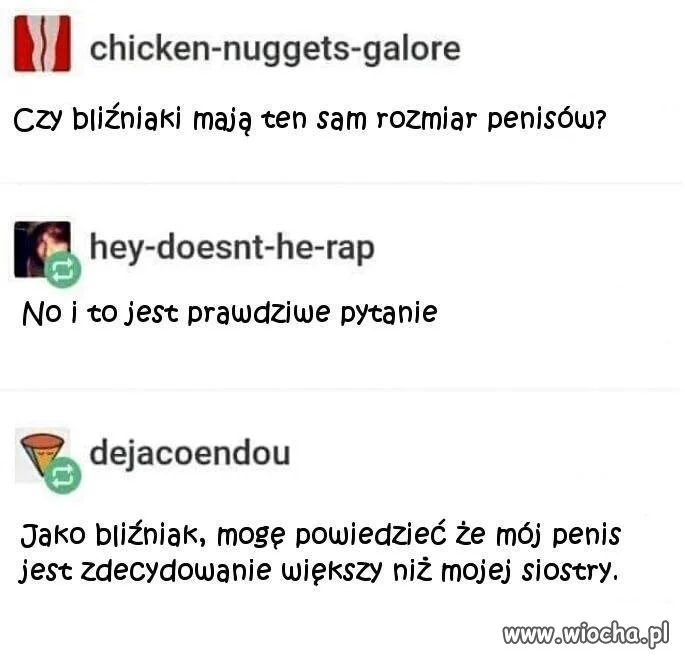 To dopiero pytanie