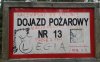 Dojazd pożarowy nr 13