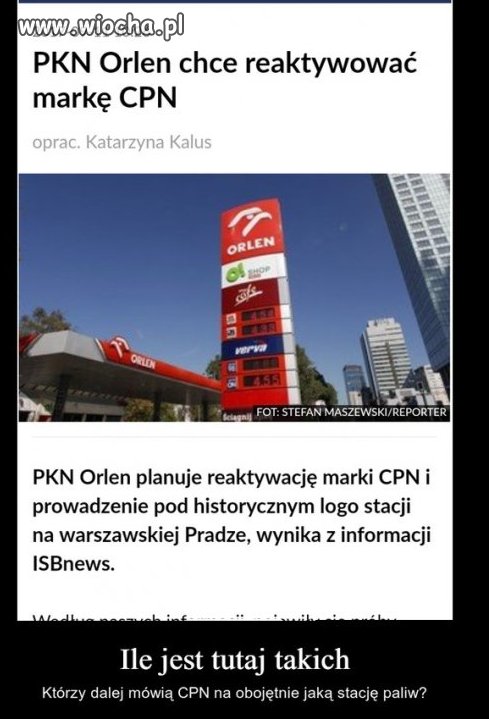 Niech reaktywują ceny z okresu CPN-ów