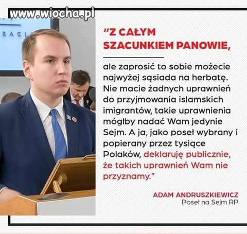 Prosty przekaz do polityków 